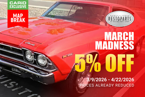 RESTOPARTS® CRG0025 - License Plate Frame with 1969 GTO Logo