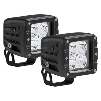 Retrac Mirrors® - 2" Square Spot Beam LED Lights