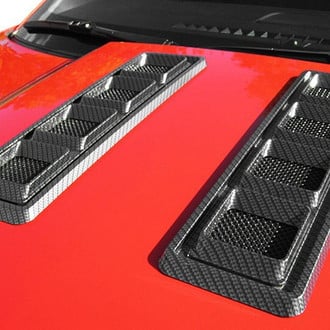 Retro USA® - Carbon Fiber Hood Vent Set