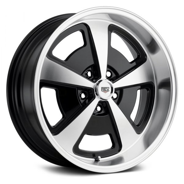 REV WHEELS® - 109 Gloss Black with Machined Face