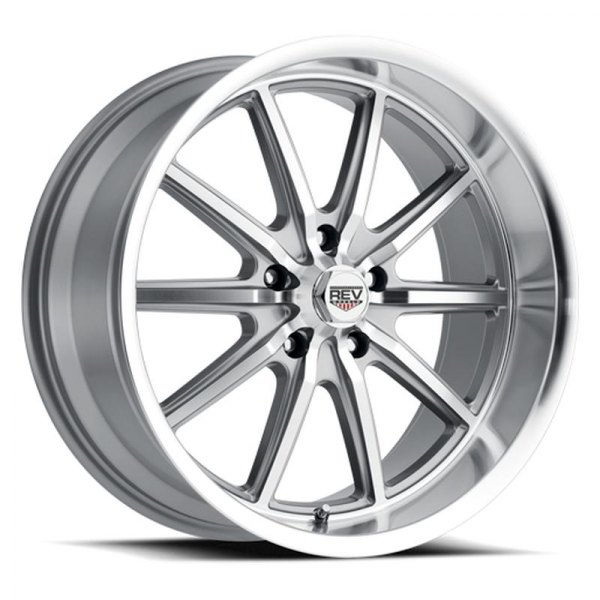 REV WHEELS® - 110 Anthracite Center with Machined Lip
