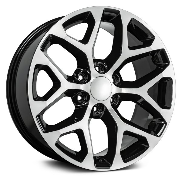 REV WHEELS® - 582 Gloss Black with Machined Face