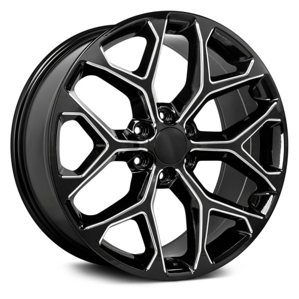 REV WHEELS® - 582 Gloss Black with Milled Accents