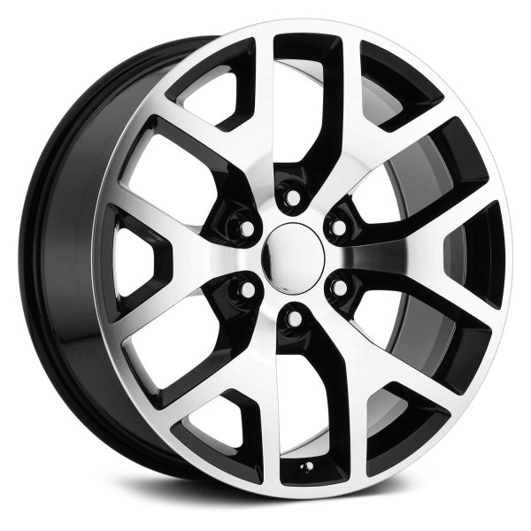 REV WHEELS® - 586 Gloss Black with Machined Face