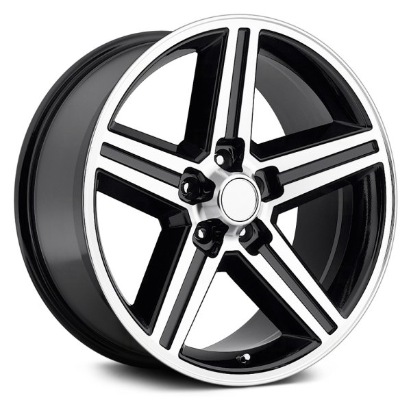 REV WHEELS® - 652 Gloss Black with Machined Face