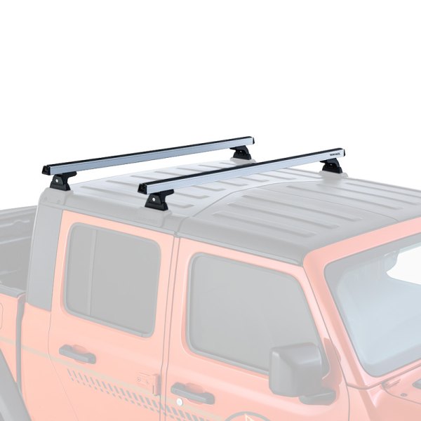 Rhino-Rack® - Heavy Duty RLT600 Silver Backbone Mount Roof Rack System