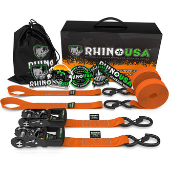 Rhino USA® - HD Ratchet Tie-Down Set