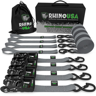 Rhino USA® - HD Ratchet Tie-Down Set