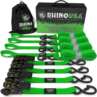 Rhino USA® - Ratchet Tie-Down Set