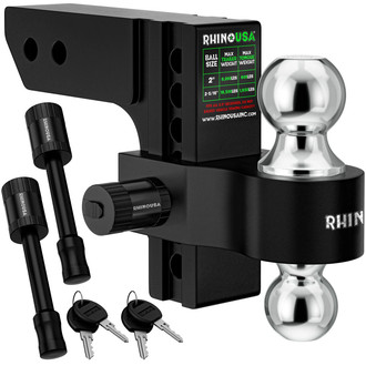Rhino USA® - Adjustable Drop Hitch