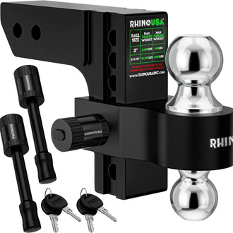 Rhino USA® - Adjustable Drop Hitch
