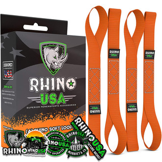 Rhino USA® - 1.7" x 17" Soft Loop Tie-Down Straps