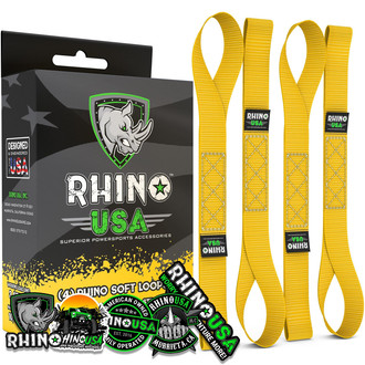 Rhino USA® - 1.7" x 17" Soft Loop Tie-Down Straps