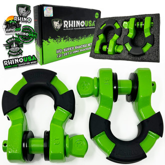 Rhino USA® - 8-Ton Super Shackles with Isolators