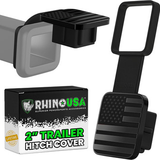 Rhino USA® - 2" American Flag Hitch Cover