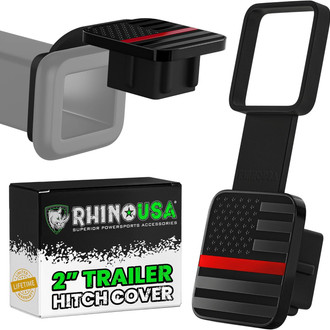 Rhino USA® - 2" American Flag Hitch Cover