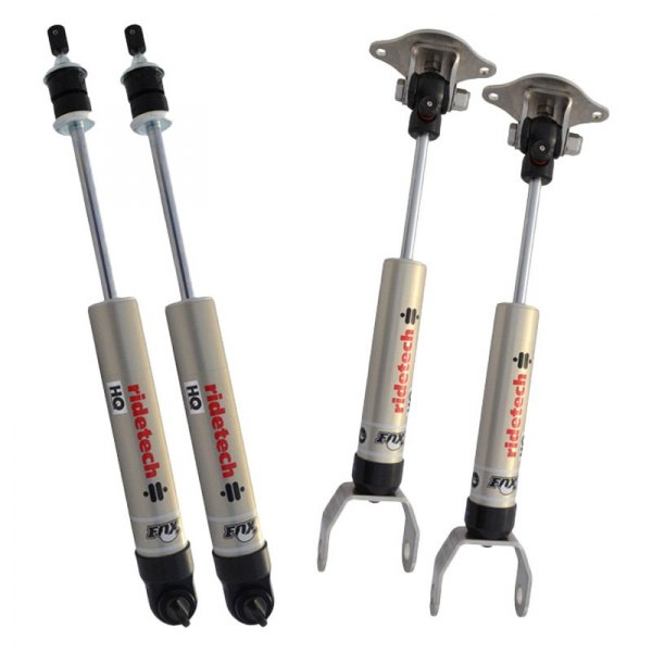 Ridetech® 11510110 Level 1 Front and Rear NonAdjustable Shock Absorbers