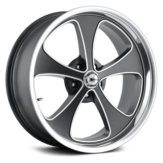 RIDLER® - 645 Matte Black with Machined Face and Polished Lip