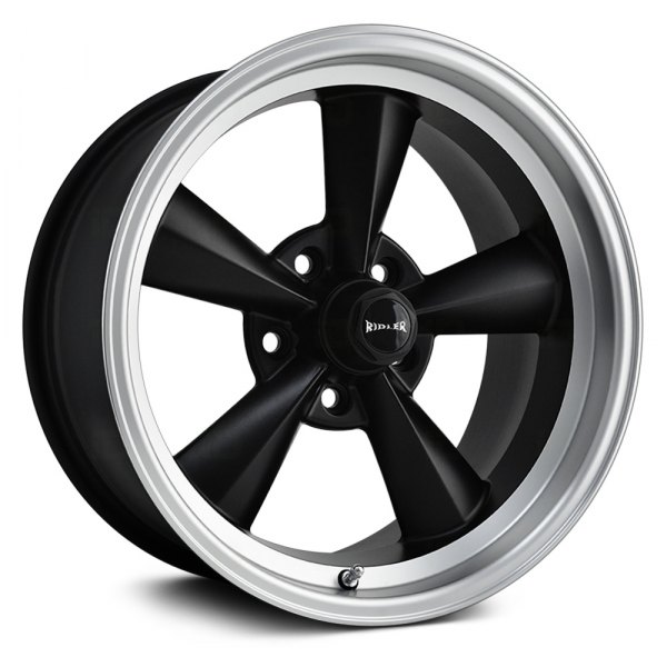 RIDLER® - 675 Matte Black with Machined Lip
