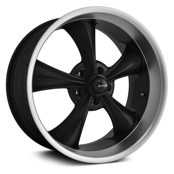 RIDLER® - 695 Matte Black with Machined Lip