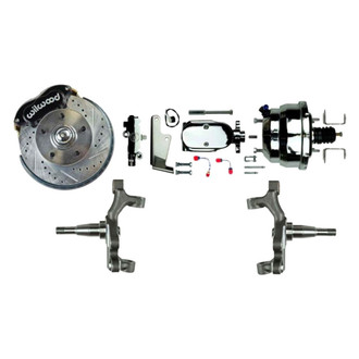 The Right Stuff® - Drum-to-Disc Drilled and Slotted Front Brake Conversion Kit