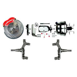 The Right Stuff® - Drum-to-Disc Drilled and Slotted Front Brake Conversion Kit