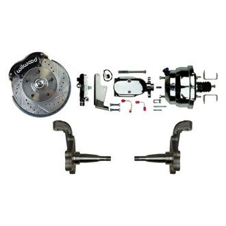 The Right Stuff® - Drum-to-Disc Drilled and Slotted Front Brake Conversion Kit