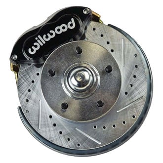 The Right Stuff® - Drum-to-Disc Drilled and Slotted Front Brake Conversion Kit