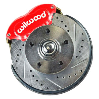 The Right Stuff® - Drum-to-Disc Drilled and Slotted Front Brake Conversion Kit