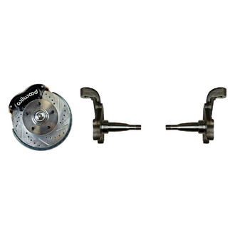 The Right Stuff® - Drum-to-Disc Drilled and Slotted Front Brake Conversion Kit