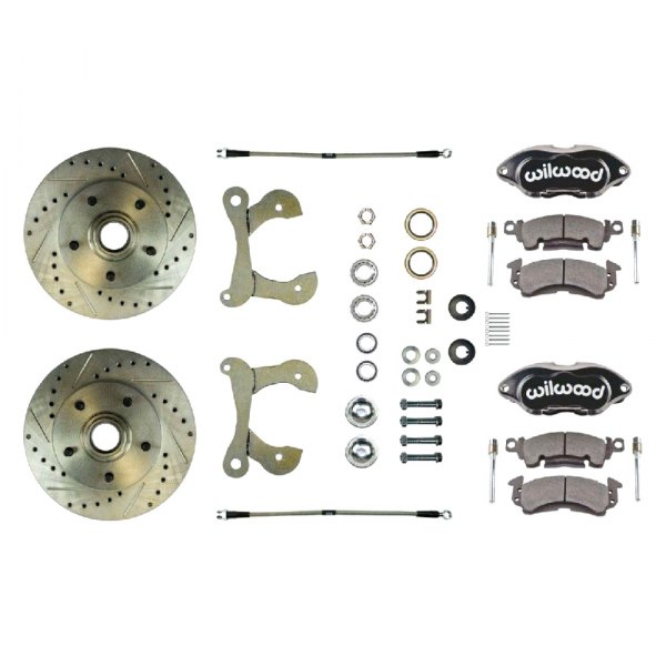  The Right Stuff® - Drum-to-Disc Drilled and Slotted Front Brake Conversion Kit