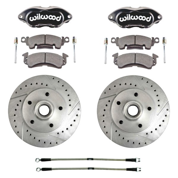 Right Stuff Detailing® - Performance Series Drilled and Slotted Front Brake Kit