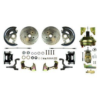 The Right Stuff® - Drum-to-Disc Drilled and Slotted Front Brake Conversion Kit