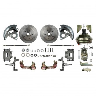 The Right Stuff® - Drum-to-Disc Drilled and Slotted Front Brake Conversion Kit