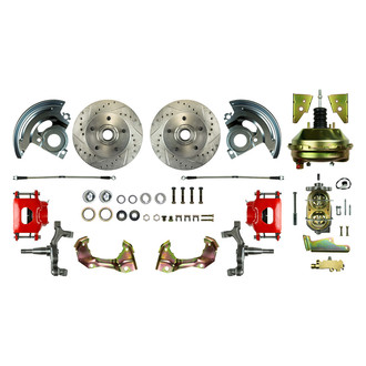 The Right Stuff® - Drum-to-Disc Drilled and Slotted Front Brake Conversion Kit