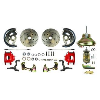 The Right Stuff® - Drum-to-Disc Drilled and Slotted Front Brake Conversion Kit