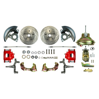 The Right Stuff® - Drum-to-Disc Drilled and Slotted Front Brake Conversion Kit
