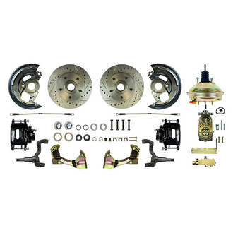 The Right Stuff® - Drum-to-Disc Drilled and Slotted Front Brake Conversion Kit