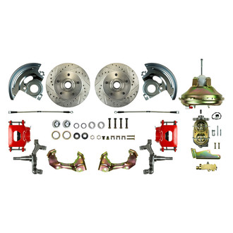The Right Stuff® - Drum-to-Disc Drilled and Slotted Front Brake Conversion Kit