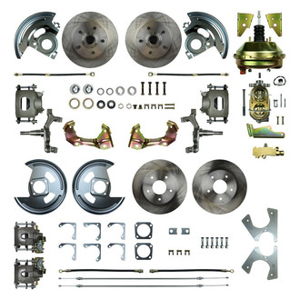 The Right Stuff® - Drum-to-Disc Plain Front and Rear Brake Conversion Kit
