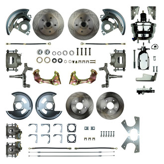 The Right Stuff® - Drum-to-Disc Plain Front and Rear Brake Conversion Kit