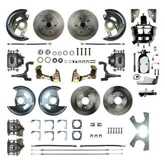 The Right Stuff® - Drum-to-Disc Plain Front and Rear Brake Conversion Kit