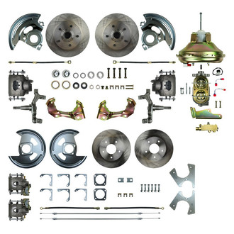 The Right Stuff® - Drum-to-Disc Plain Front and Rear Brake Conversion Kit
