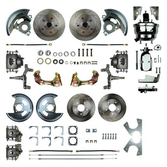 The Right Stuff® - Drum-to-Disc Plain Front and Rear Brake Conversion Kit