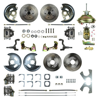 The Right Stuff® - Drum-to-Disc Plain Front and Rear Brake Conversion Kit