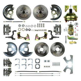 The Right Stuff® - Drum-to-Disc Plain Front and Rear Brake Conversion Kit