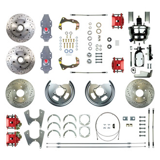 The Right Stuff® - Drum-to-Disc Plain Front and Rear Brake Conversion Kit