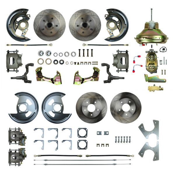  The Right Stuff® - Drum-to-Disc Plain Front and Rear Brake Conversion Kit