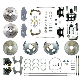 The Right Stuff® - Drum-to-Disc Plain Front and Rear Brake Conversion Kit