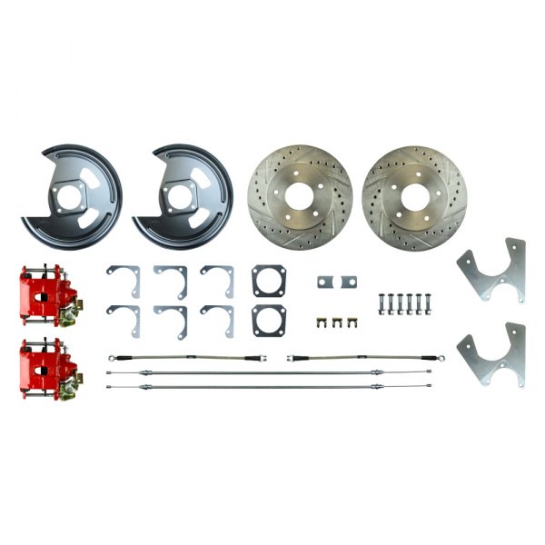  The Right Stuff® - Drum-to-Disc Drilled and Slotted Rear Brake Conversion Kit